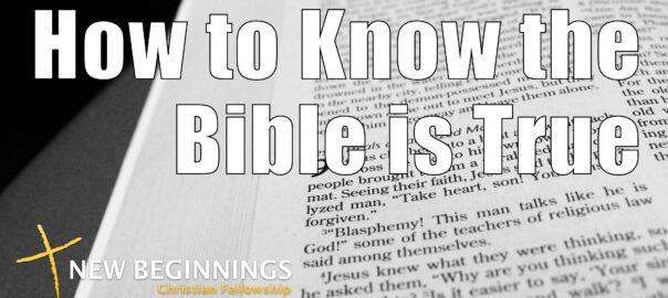How to Know the Bible is True