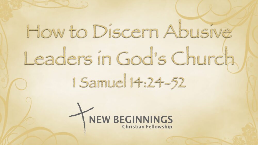 How to Discern Abusive Leaders in God’s Church Image