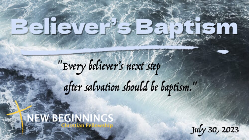 Believers Baptism Image