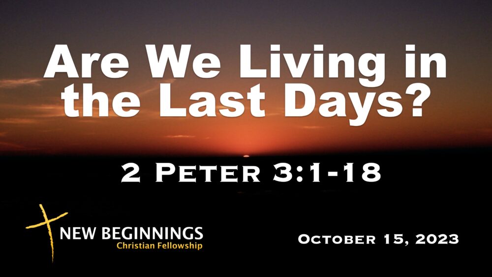 Are We Living in the Last Days? Image