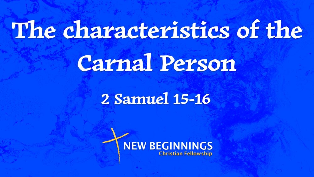 The characteristics of the Carnal Person Image