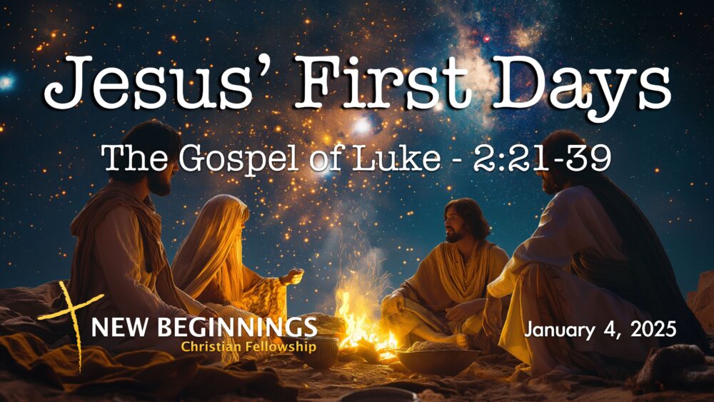 Jesus' First Days Image