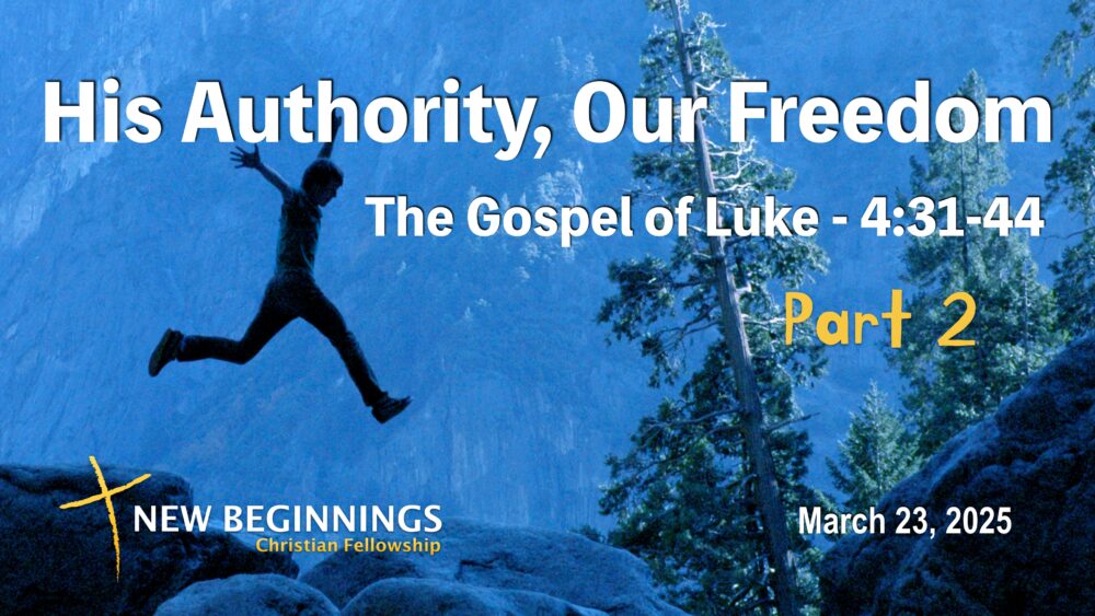 His Authority, Our Freedom - Part 2 Image