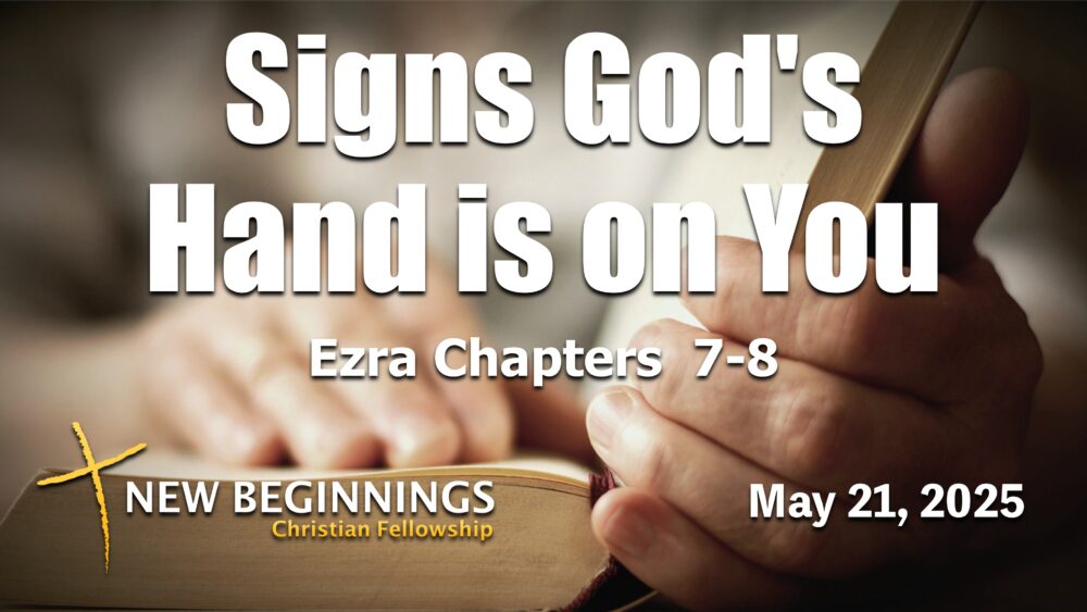 Signs that God's hand is on you Image