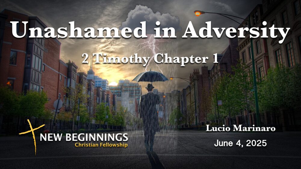 Unashamed in Adversity Image