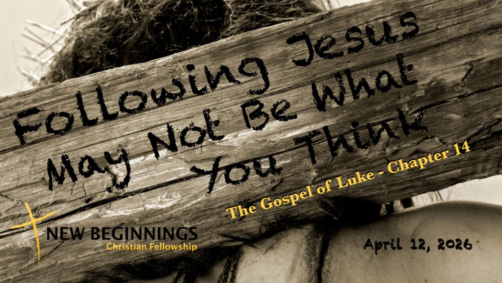 Following Jesus May Be Not What You Think Image