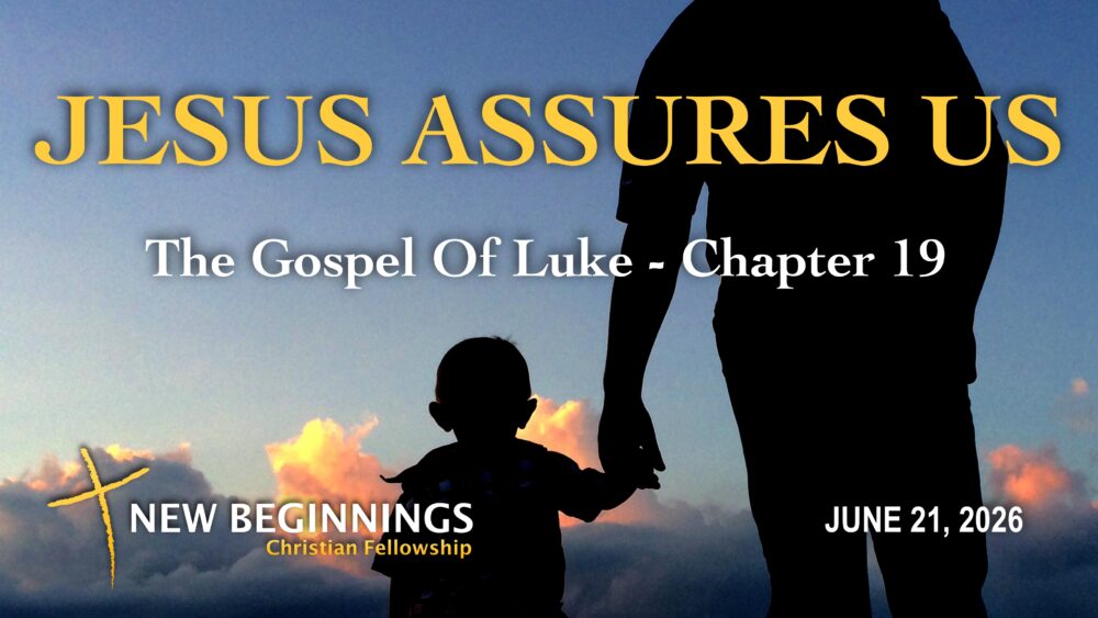 Jesus Assures Us Image