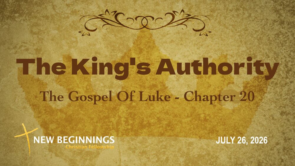 The Kings Authority - Part 1 Image